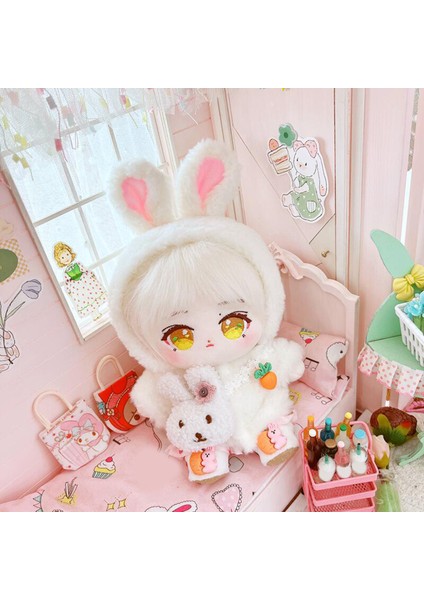 Childrenworld Doll Tavşan Ceket Ince Işçilik Doll Çiçek Tavşan Messenger Çanta (Yurt Dışından) fırsatları