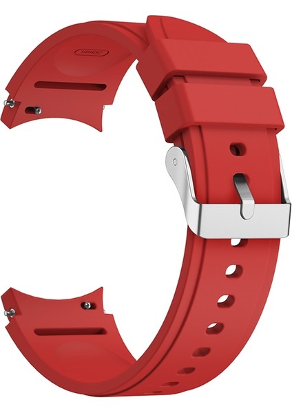 Samsung Galaxy Watch4 Için 44MM Silikon Kayış Kırmızı (Yurt Dışından)