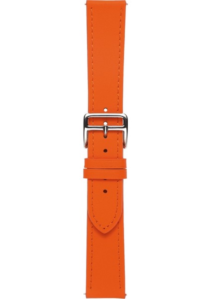 Samsung Galaxy Watch4 20MM Turuncu Için Düz Dokuma Watch Band (Yurt Dışından)
