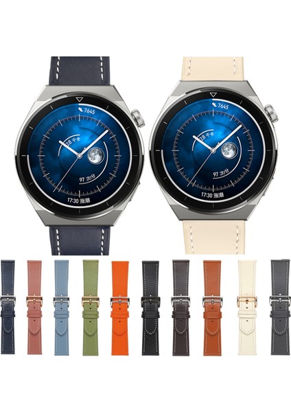 Samsung Galaxy Watch4 20MM Turuncu Için Düz Dokuma Watch Band (Yurt Dışından)