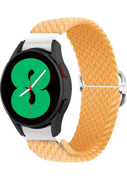 Samsung Galaxy Watch4 40MM / 44MM Sarı Için Dokuma Watch Band (Yurt Dışından)