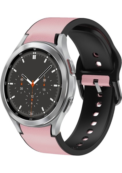 Samsung Galaxy Watch 4 Classic 46MM Pembe Için Silikon Watch Band (Yurt Dışından)