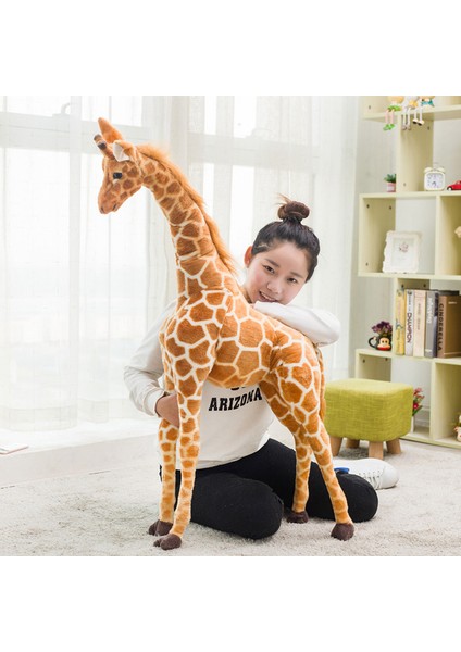 Gc Çocuk Peluş Zürafa Bebek Yumuşak Doldurulmuş Gerçekçi Hayvanlar Zürafalar Ev Ofis Dekor Çocuklar Için Doğum Günü Si (Yurt Dışından) fiyatları