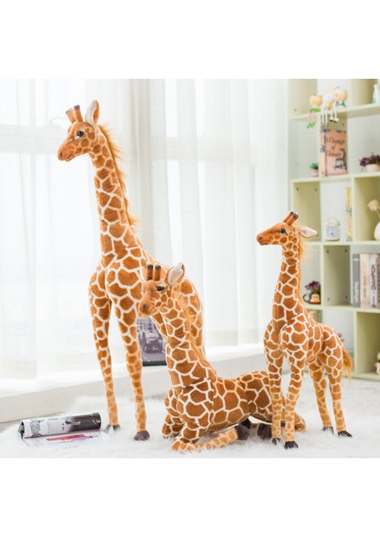 Gc Çocuk Peluş Zürafa Bebek Yumuşak Doldurulmuş Gerçekçi Hayvanlar Zürafalar Ev Ofis Dekor Çocuklar Için Doğum Günü Si (Yurt Dışından) modelleri