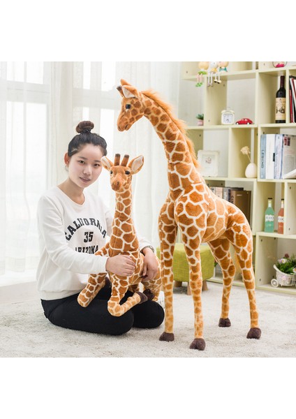 Gc Çocuk Peluş Zürafa Bebek Yumuşak Doldurulmuş Gerçekçi Hayvanlar Zürafalar Ev Ofis Dekor Çocuklar Için Doğum Günü Si (Yurt Dışından) fırsatları