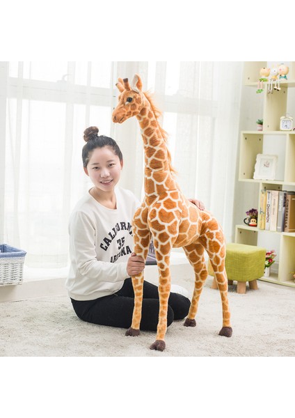 Gc Çocuk Peluş Zürafa Bebek Yumuşak Doldurulmuş Gerçekçi Hayvanlar Zürafalar Ev Ofis Dekor Çocuklar Için Doğum Günü Si (Yurt Dışından) indirimleri