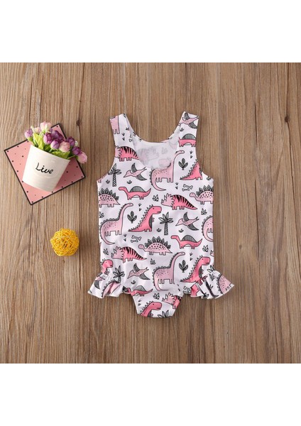 Yaz Mayo Yürümeye Başlayan Bebek Çocuk Kız Plaj Mayo Mayo Bikini Seti Dinozor Mayo Tek Parça (Yurt Dışından) fiyatları