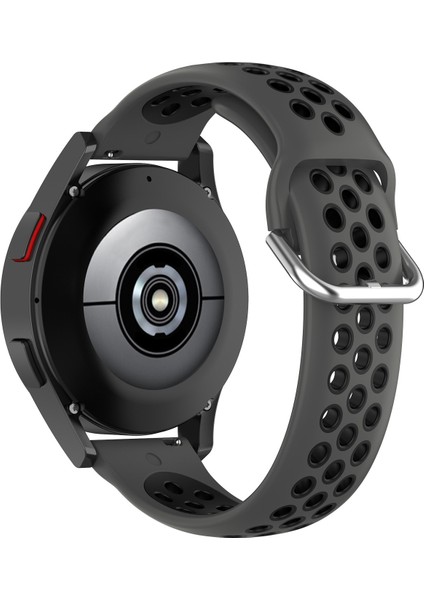 Samsung Galaxy Watch4 Classic Için Silikon Kayış 46MM Antrasit Siyah Siyah (Yurt Dışından) fırsatları