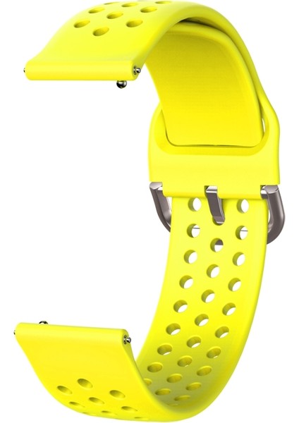 20MM Huami Amazfit Gts/samsung Galaxy Izle Aktif 2/huawei Izle Gt2 42MM Iç Toka Nefes Alabilir Saat Kayışı Sarı (Yurt Dışından) fiyatları