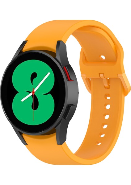 Samsung Galaxy Watch 5 44MM Sarı Için Silikon Watch Band (Yurt Dışından)