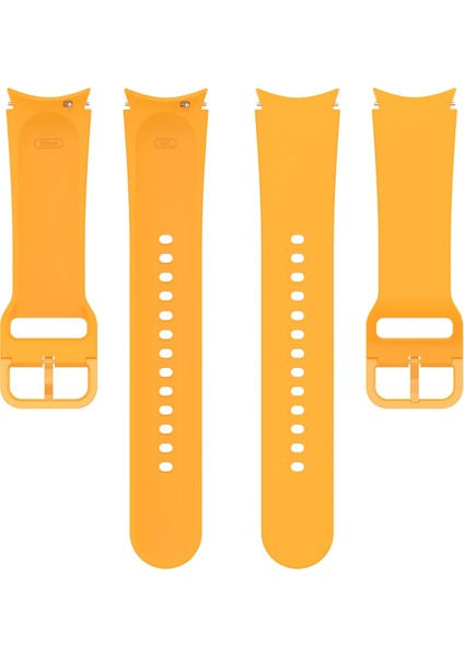 Samsung Galaxy Watch 5 44MM Sarı Için Silikon Watch Band (Yurt Dışından) modelleri