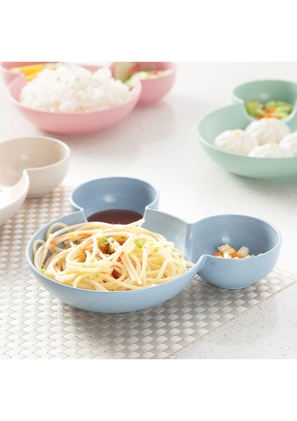 Sevimli Karikatür Bölme Baharat Tabağı Çocuklar Besleme Kase Mutfak Ev Sofra Takımı (Yurt Dışından) fırsatları