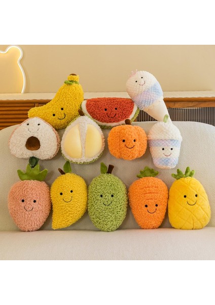 Yaratıcı Meyve Peluş Oyuncaklar Karpuz Çilek Mango Turp Bebek Sekiz Inç Pençe Makinesi Bebek Damla Bebek (Yurt Dışından)