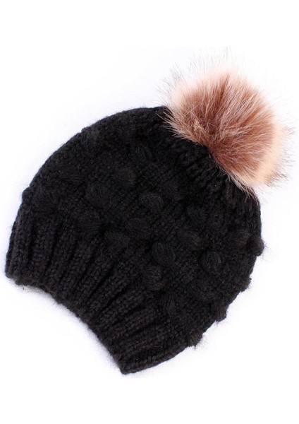 Güzel Bebek Sevimli Yürümeye Başlayan Kız ve Erkek Bebek Kış Sıcak Tığ Örgü Şapka Bere Kap (Yurt Dışından)