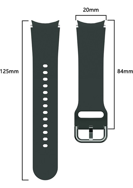 Samsung Galaxy Watch4 Için Silikon Kayış 40MM Yeşil (Yurt Dışından) fırsatları