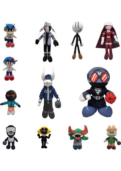 26 cm Cuma Gecesi Funkin Peluş Oyuncaklar Sevimli Anime Karakter Tasarımı Peluş Yastık Cadılar Bayramı Leri (Yurt Dışından) modelleri