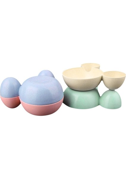 Karikatür Sevimli Çocuk Çocuk Plastik Pirinç Kasesi Güzel Sofra Bebek Öğle Yemeği Kasesi (Yurt Dışından) indirimleri