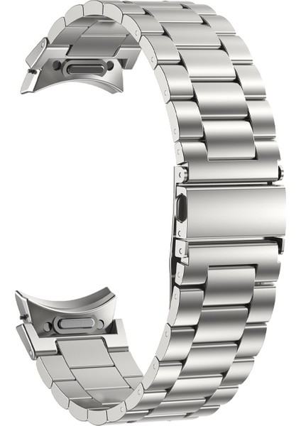 Samsung Galaxy Watch 6 Gümüş Için Üç Suş Metal Saat Bandı (Yurt Dışından) fiyatları