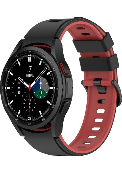 Samsung Galaxy Watch5 Pro 45MM/5 44MM/5 40MM Siyah Kırmızı Için Watch Band (Yurt Dışından)