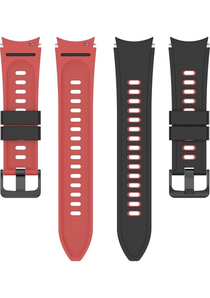 Samsung Galaxy Watch5 Pro 45MM/5 44MM/5 40MM Siyah Kırmızı Için Watch Band (Yurt Dışından) fiyatları