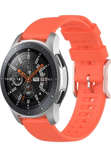 Samsung Galaxy Watch3 45MM / Galaxy Watch 46MM Turuncu Için Kordonlu Saat (Yurt Dışından)