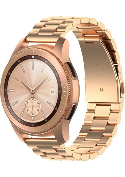 Huawei Gt2/galaxy Izle/gear S3 Izle Bilek Kayışı 22MM Pembe Altın (Yurt Dışından)