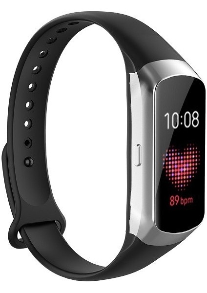 Samsung Galaxy Fit SM-R370 Silikon Kordonlu Saat Siyah (Yurt Dışından)