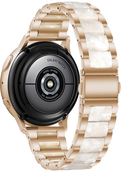 Galaxy Watch 4 40 / 44MM Rose Gold Beyaz Için Metal Watch Band (Yurt Dışından) fırsatları