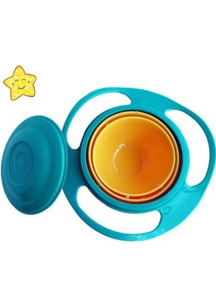 【eğlenceli Canlı】 Bebek Besleme Tabağı Sevimli Bebek Gyro Kase Evrensel 360 Döndürme Dökülmeye Dayanıklı Kase Gıda Sınıfı Pp Yemekleri Çocuk Bebek Sofra Takımı (Yurt Dışından) fiyatları