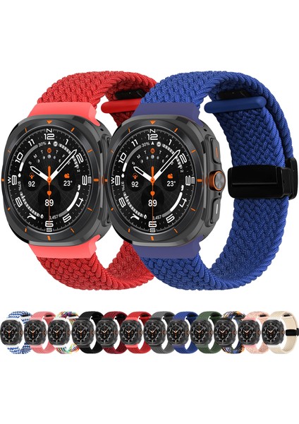 Samsung Galaxy Watch Ultra 47MM Örgülü Saat Kordonu Gri (Yurt Dışından)