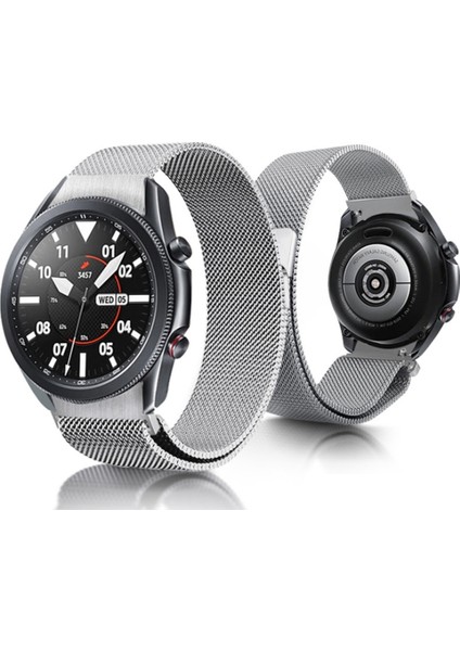Samsung Galaxy Watch4 44MM Gümüş Için Milanese Kordonlu Saat (Yurt Dışından) modelleri