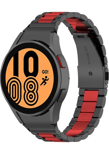 Ste Watch Band Samsung Galaxy Watch 5 40MM Siyah Kırmızı (Yurt Dışından)