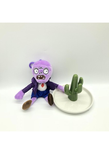 Yfashion Bitkiler Zombiler Figürleri Anahtarlık Peluş Bebek Personeli Doldurulmuş Bebekler Çanta Kolyeler Stil: 1 # Yükseklik: 18CM-22CM (Yurt Dışından)