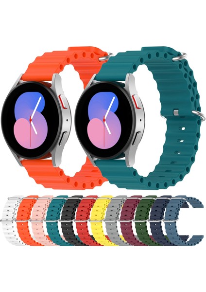 Samsung Galaxy Watch 5 44MM Beyaz Için Silikon Watch Band (Yurt Dışından) fırsatları