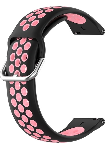 Samsung Galaxy Watch 46MM / Gear S3 Siyah Pembe Için Kayış (Yurt Dışından) modelleri