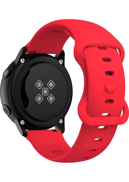 Kordonlu Saat 22MM Samsung Galaxy Watch Active 3 45MM Kırmızı (Yurt Dışından) fırsatları