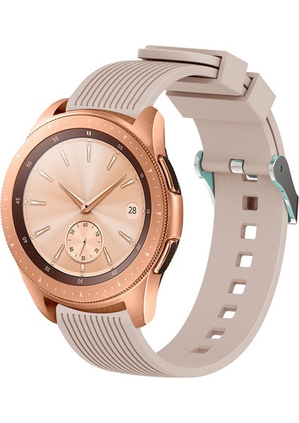 Galaxy Watch 42MM Haki Için Dikey Tahıl Bilek Kayışı Watch Band (Yurt Dışından)