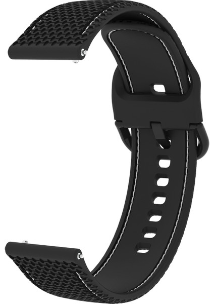 Samsung Galaxy Watch5 40MM/44MM / Watch5 Pro Siyah+Beyaz Çizgi Için Watch Band (Yurt Dışından) modelleri