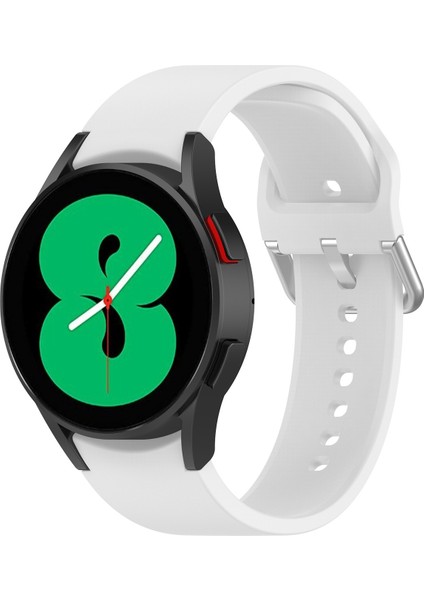 Samung Galaxy Watch4 40MM / 44MM Beyaz Için Silikon Kordonlu Saat (Yurt Dışından) fırsatları