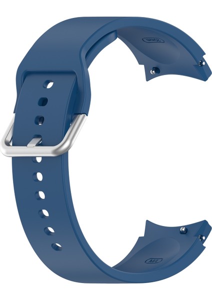 Samung Galaxy Watch4 40MM / 44MM Koyu Mavi Için Silikon Kordonlu Saat (Yurt Dışından)
