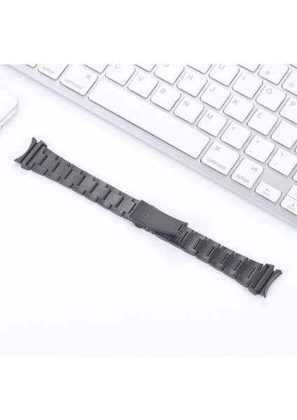 Samsung Galaxy Watch4 40MM / 44MM Siyah Için Üç Boncuklu Ste Kayış (Yurt Dışından) modelleri