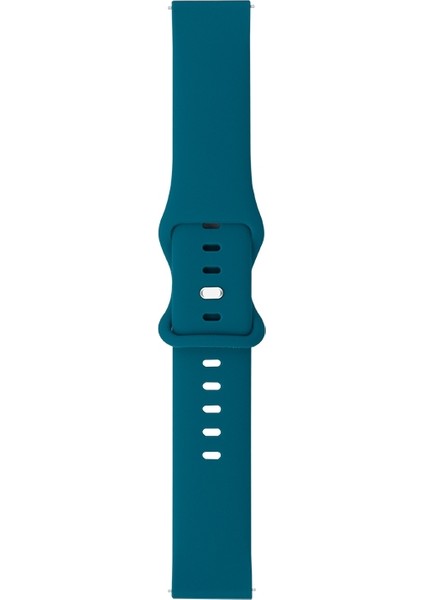 Samsung Galaxy Watch 3 Için 41MM Silikon Kayış Tavuskuşu Mavisi (Yurt Dışından)