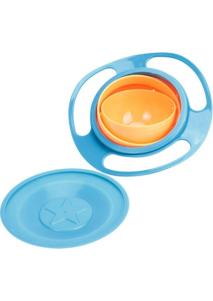 [etop]evrensel Gyro Kase Pratik Tasarım Çocuk Döner Denge Yenilik Gyro Şemsiye 360 Döndürme Dökülmeye Dayanıklı Katı Besleme (Yurt Dışından)