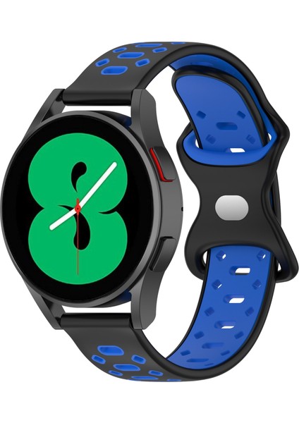 Samsung Galaxy Watch 5 40MM Siyah Mavi Için Silikon Watch Band (Yurt Dışından)