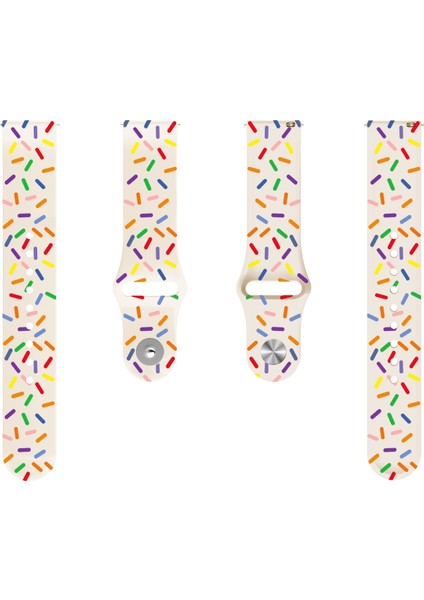 Samsung Galaxy Watch 3 41MM Starlight Renkli Silikon Toka Askısı (Yurt Dışından) fırsatları