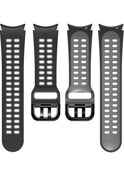 Samsung Galaxy Watch 5 40MM Siyah Gri Için Silikon Watch Band (Yurt Dışından)