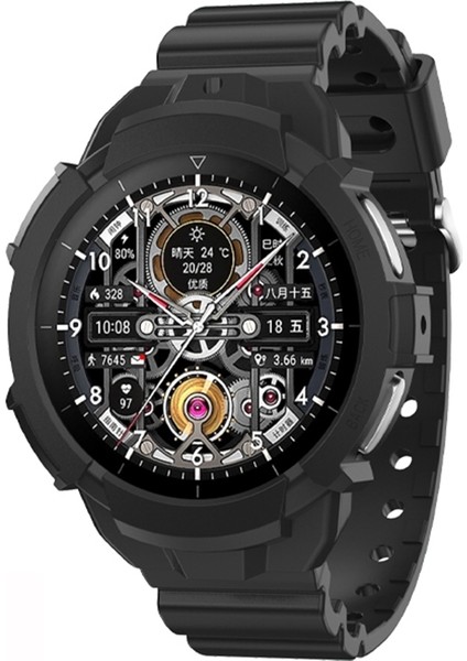 Samsung Galaxy Watch5 Pro 45MM Siyah Için Silikon Saat Bandı (Yurt Dışından)