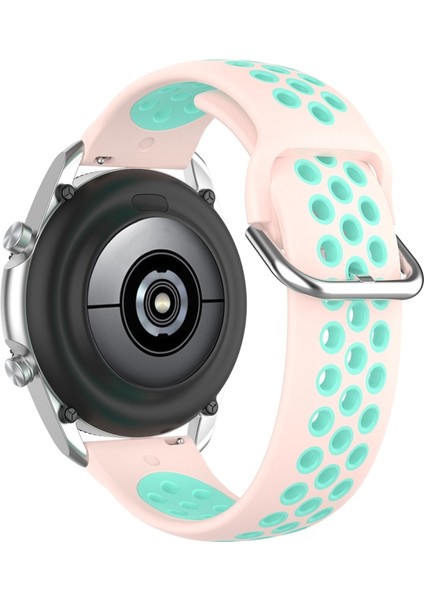 Galaxy Watch 3 Için Kayış 45MM Açık Pembe Deniz Mavisi (Yurt Dışından)