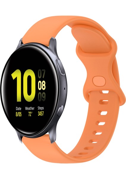 Samsung Galaxy Watch Active 2 Turuncu Için Silikon Watch Band (Yurt Dışından)