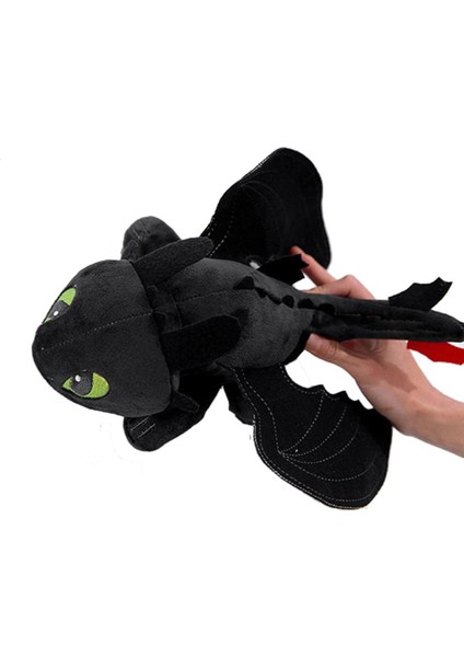 35CM Dişsiz Işık Fury Ejderhanı Nasıl Eğitirsin 3 Anime Figürü Oyuncakları (Yurt Dışından)